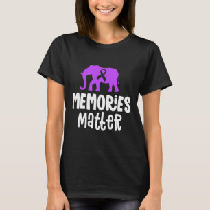 Memories Problem Heimerheimer Purple Ribbon Awaren T-Shirt
