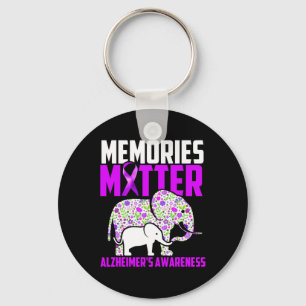 Memories Problem Heimerheimer´s Awareness Elephant Key Ring