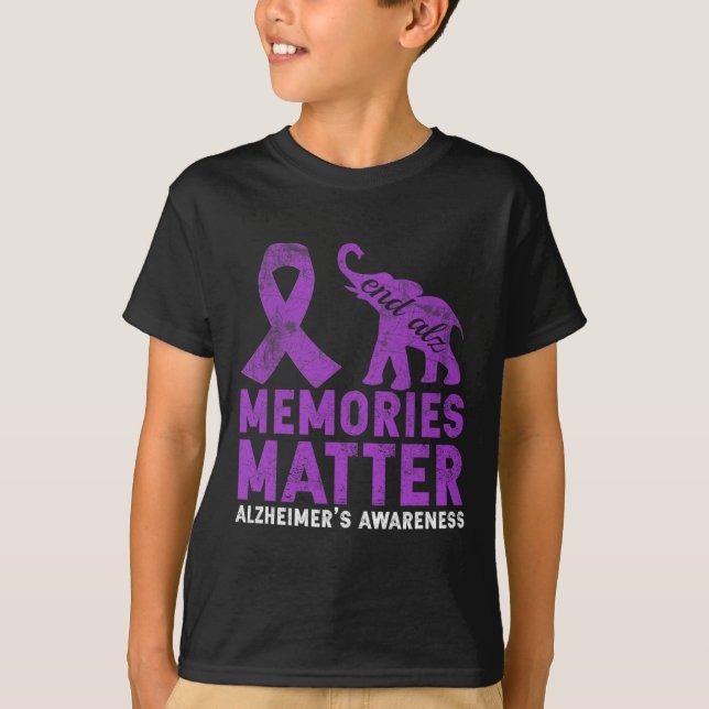 Memories Problem Heimerheimer Shirt - Purple Eleph (Front)