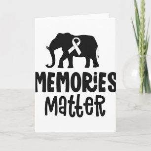 Memories Problem Heimerheimer Shirt Purple Ribbon Card
