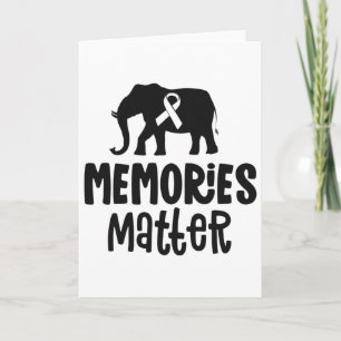 Memories Problem Heimerheimer Shirt Purple Ribbon Card