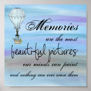 Memories - Quote Poster