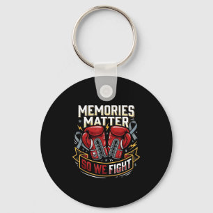 Memories so we fight boxing parkinson's awareness key ring