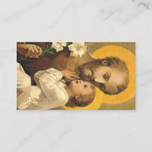Memorise of St. Joseph Prayer Card