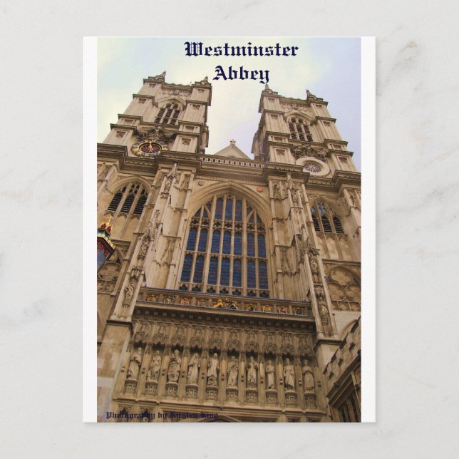 memory 2 254, Westminster Abbey, Photography by... Postcard (Front)