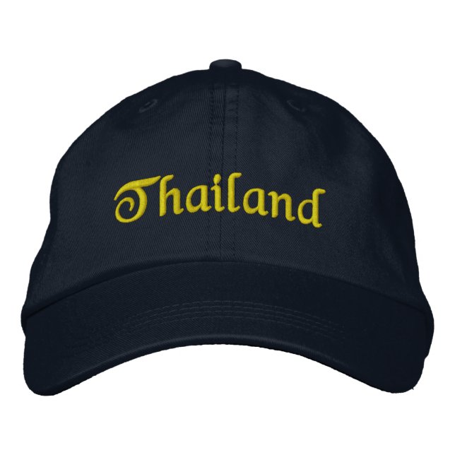 Memory about vacations in Thailand Embroidered Hat (Front)