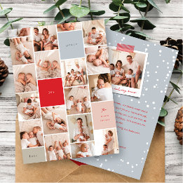 Memory Blocks Minimalist 18 Photo Modern Holiday