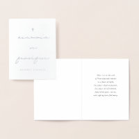 Memory eternal Greek sympathy card