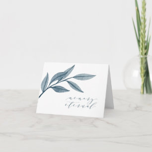 Memory eternal sympathy card
