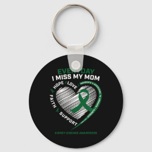 Memory Gifts Miss My Mum Kidney Disease Awareness  Key Ring