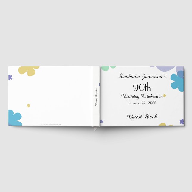 Memory/Guest Book 90th Birthday Party Celebration (Full)