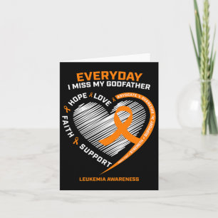 Memory In Remembrance Of Godfather Leukaemia Aware Card