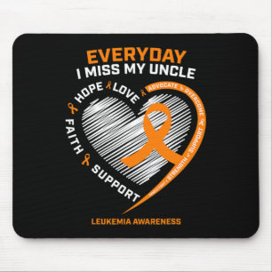 Memory In Remembrance Of My Uncle Leukaemia Awaren Mouse Mat