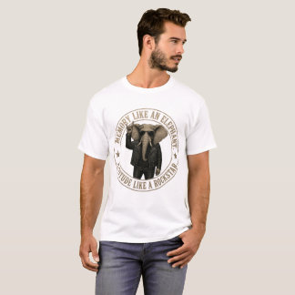 Memory Like an Elephant Attitude Like a Rockstar T-Shirt