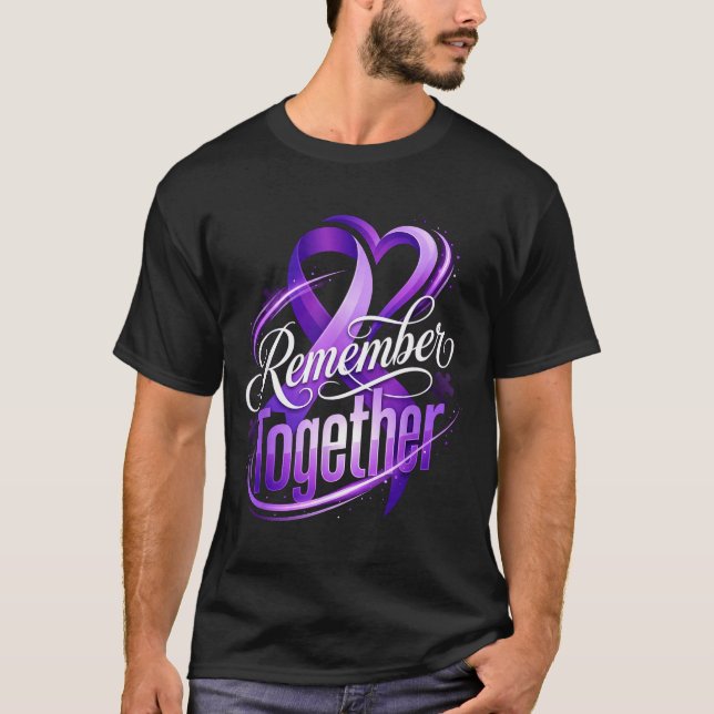 Memory loss alzheimer awareness month remember T-Shirt (Front)