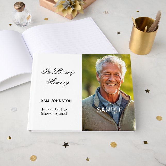 Memory Of     Guest Book (Front Open)