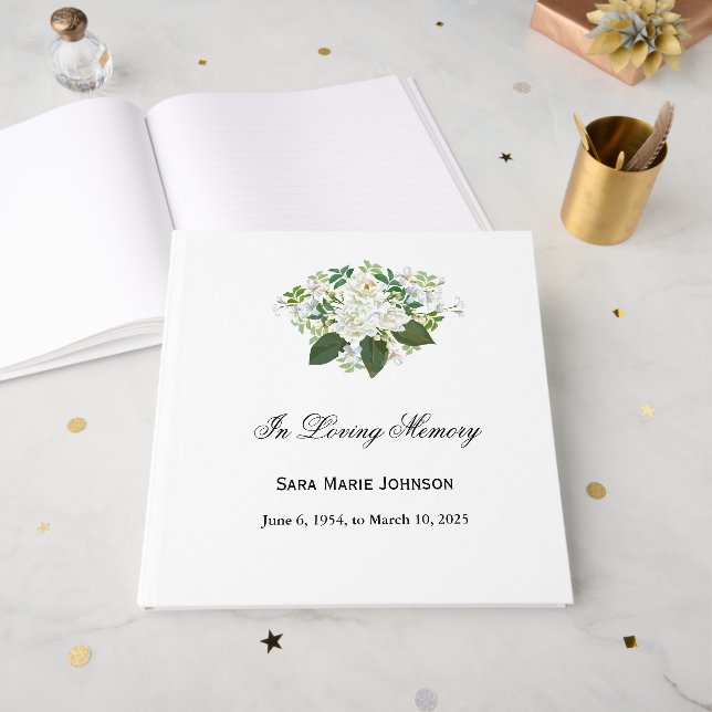 Memory Of     Guest Book (Front Open)