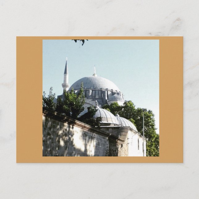 Memory of Istanbul, Soleymaniye Mosque 2 Postcard (Front)