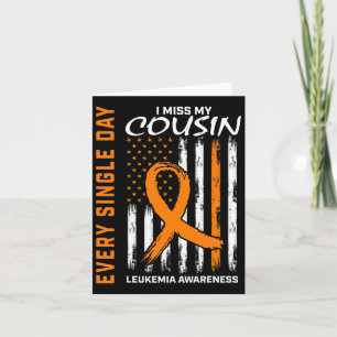 Memory Of Loved One Gifts Cousin Leukaemia Awarene Card