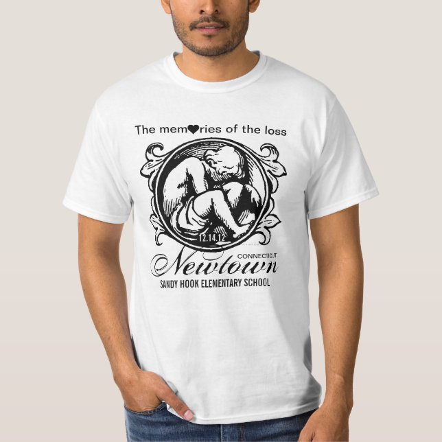 Memory of Newtown Tragedy Tshirt 1 (Front)