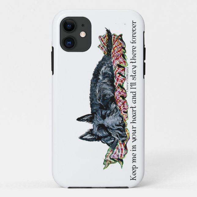 Memory of Scottish Terrier Case-Mate iPhone Case (Back)