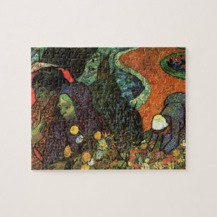 Memory of the Garden at Etten by Vincent van Gogh Jigsaw Puzzle