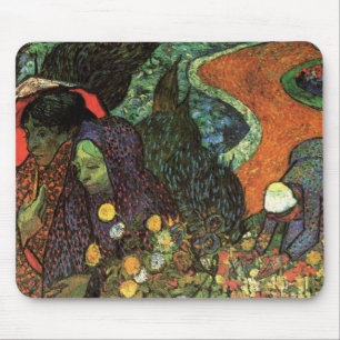Memory of the Garden at Etten by Vincent van Gogh Mouse Mat