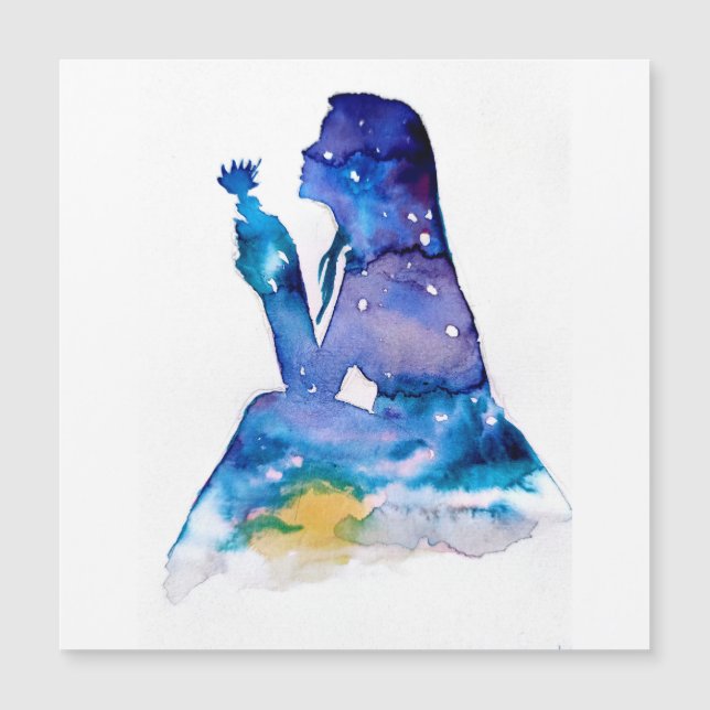 Memory of the girl with blue flower (Front)