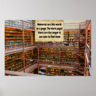 Memory recall. poster