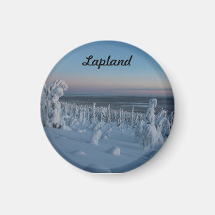 Memory Snow Forest of Lapland Magnet