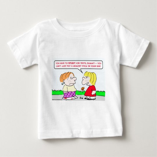memory stick study tests educations baby T-Shirt