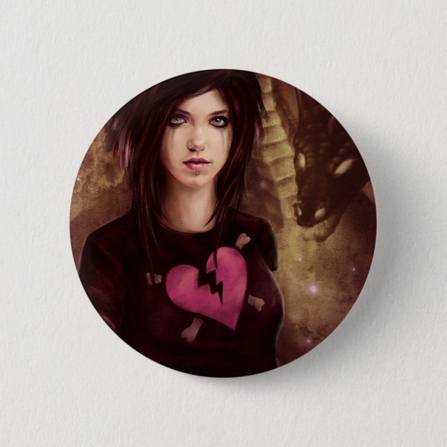 Memory's Wake Cover Art 6 Cm Round Badge (Front)