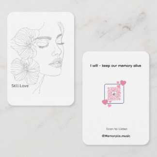 MemoryUs Love Note Card -Still Us QR Lyrics