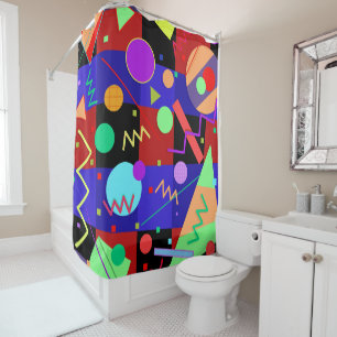 Memphis #67 shower curtain