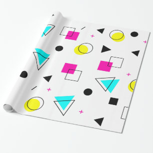 Memphis 80"s Design Wrapping Paper
