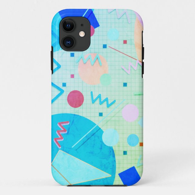 Memphis #82 Greenleaf Case-Mate iPhone Case (Back)