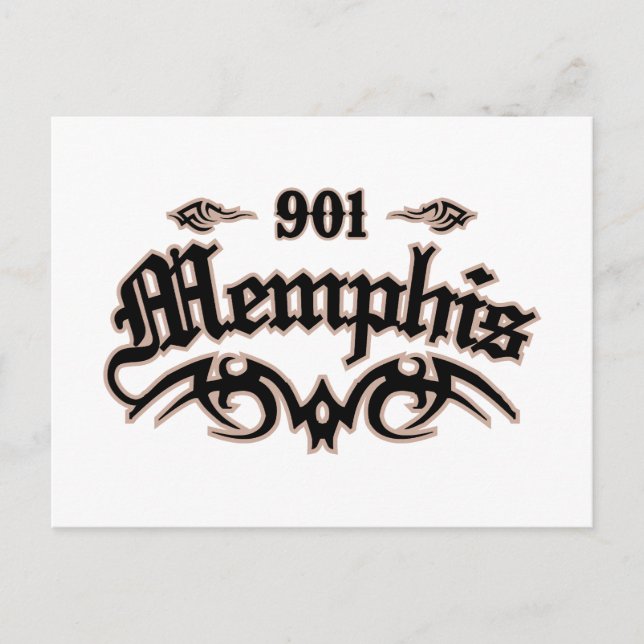 Memphis 901 postcard (Front)