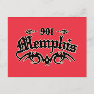 Memphis 901 postcard