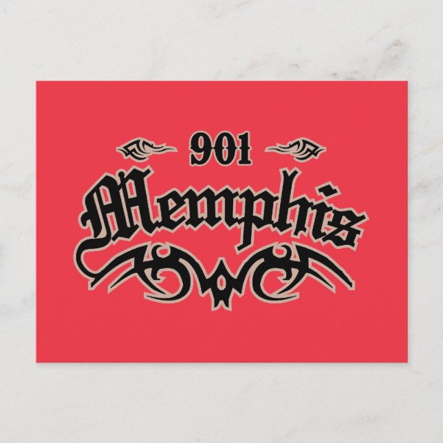 Memphis 901 postcard (Front)