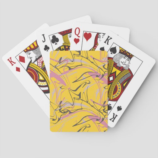 Image of Memphis Abstract Pattern Playing Cards