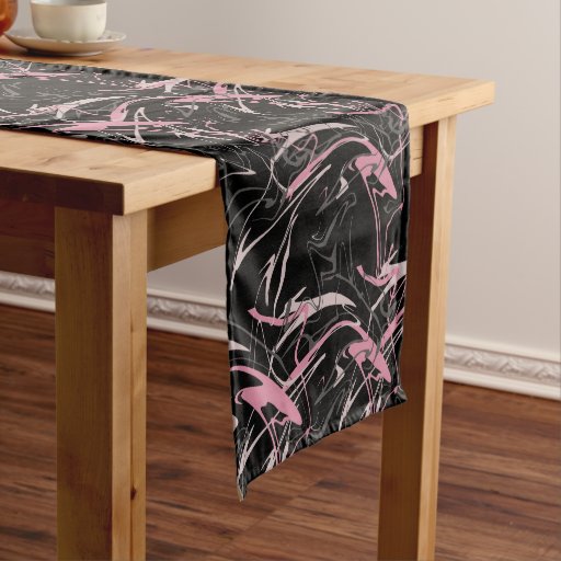 Image of Memphis Abstract Pattern Short Table Runner