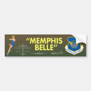 "Memphis Belle" 8th Air Force Bumper Sticker