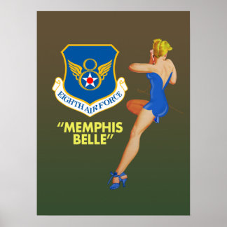 "Memphis Belle" 8th Air Force Poster