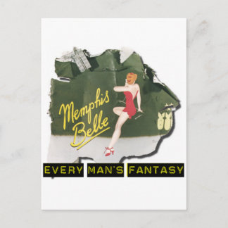 Memphis Belle Pin Up Postcard