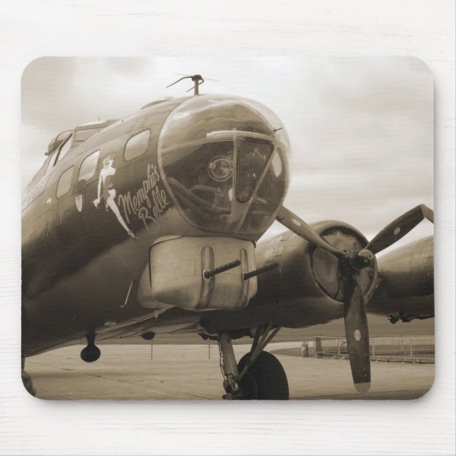 Memphis Belle Sepia Mousepad (Front)