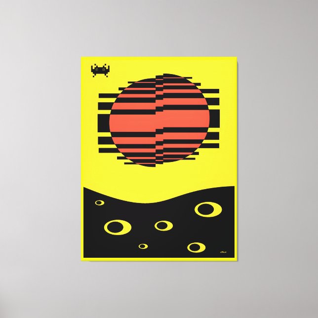 Memphis Bitossi Dream Canvas Print (Front)