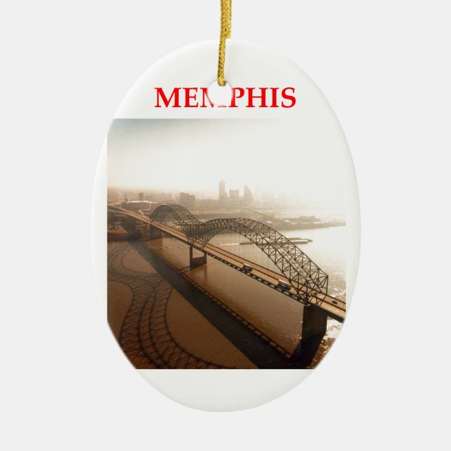 memphis ceramic tree decoration (Front)
