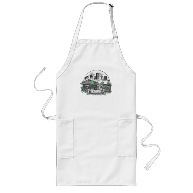 Memphis City Tennessee USA Long Apron (Front)