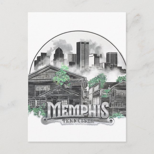Memphis City Tennessee USA Postcard (Front)