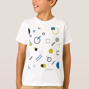Memphis, cool, trendy, modern geometric art T-Shirt